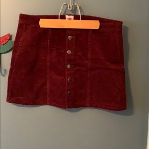 Corduroy skirt